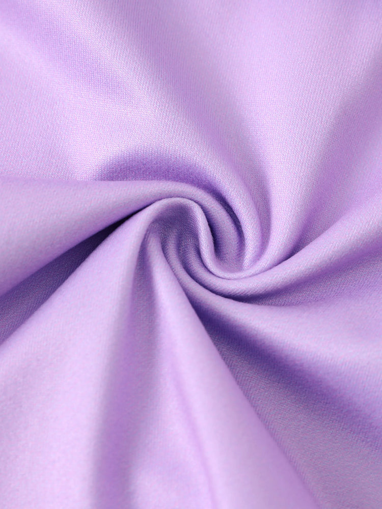 Robe à manches longues en tissu maille à volants Rainbow Dash pour petite fille My Little Pony, violet clair