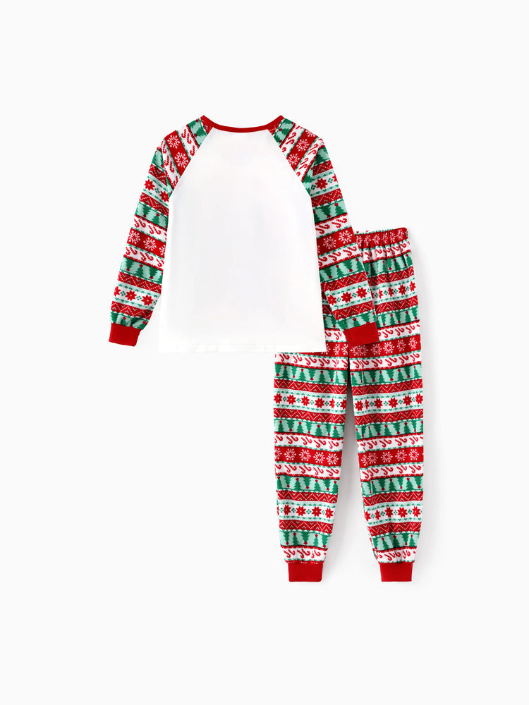 Ensemble pyjama polaire de Noël My Little Pony Maman et moi avec chaussettes de Noël Rouge