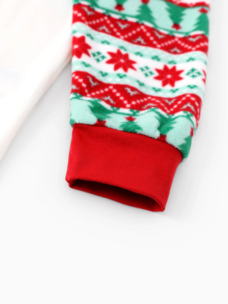 Ensemble pyjama polaire de Noël My Little Pony Maman et moi avec chaussettes de Noël Rouge