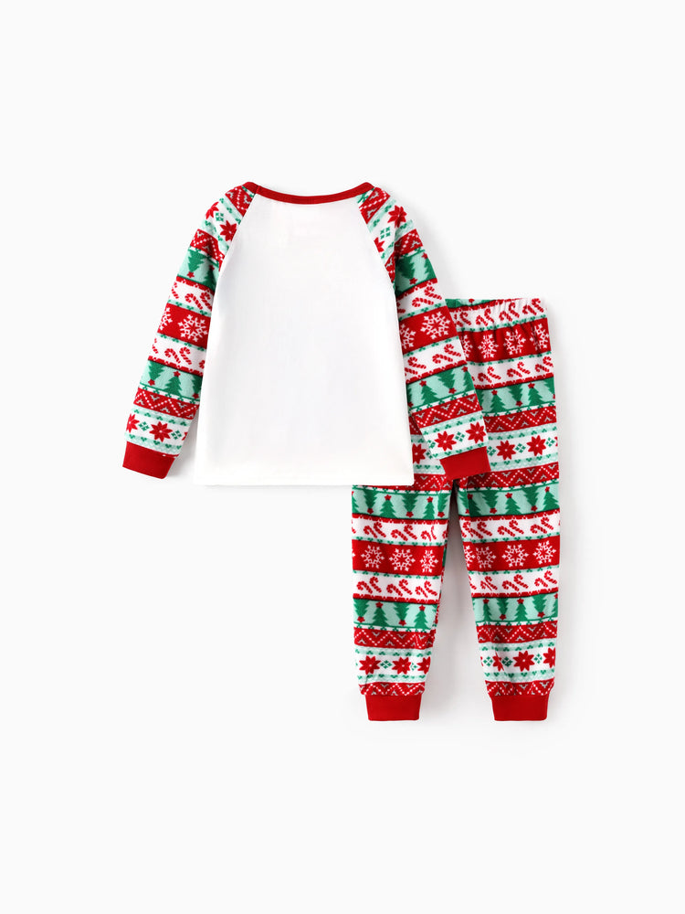 Ensemble pyjama polaire de Noël My Little Pony Maman et moi avec chaussettes de Noël Rouge