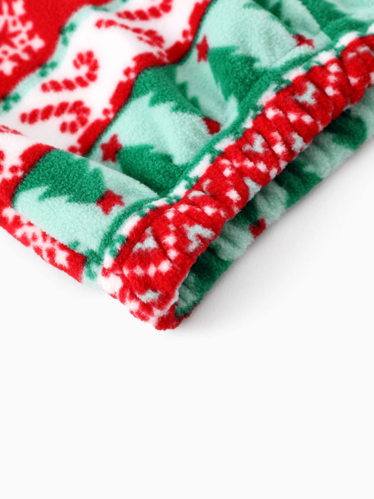 Ensemble pyjama polaire de Noël My Little Pony Maman et moi avec chaussettes de Noël Rouge