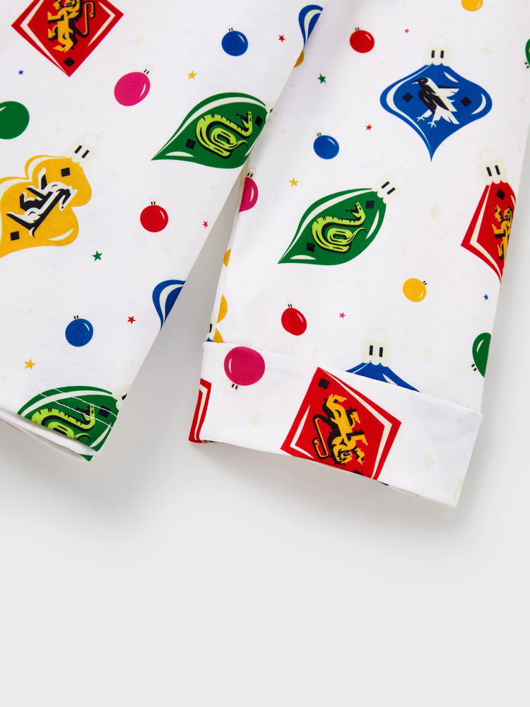 Ensemble pyjama et chemise assortis pour la famille Harry Potter de Noël avec chaussettes de Noël blanches