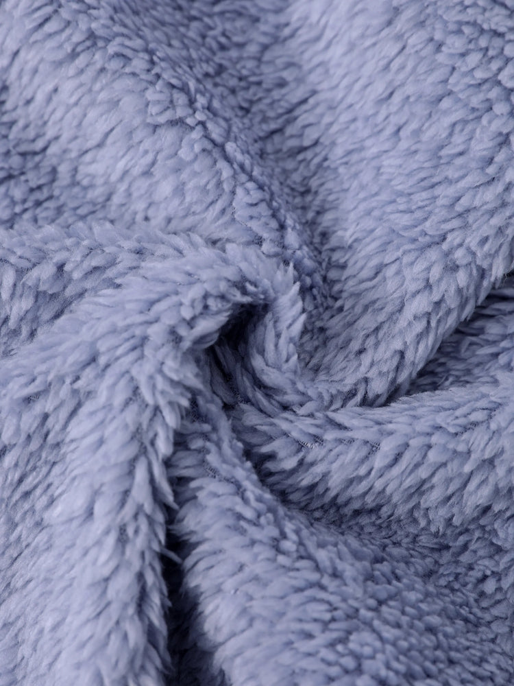 Toy Story Baby Boy Buzz Lightyear Double-sided Fleece Hooded Jumpsuit Blue