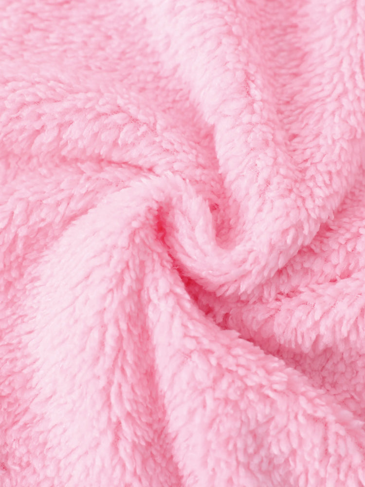 Toy Story Baby Girl Jessie Double-sided Fleece Hooded Jumpsuit Pink