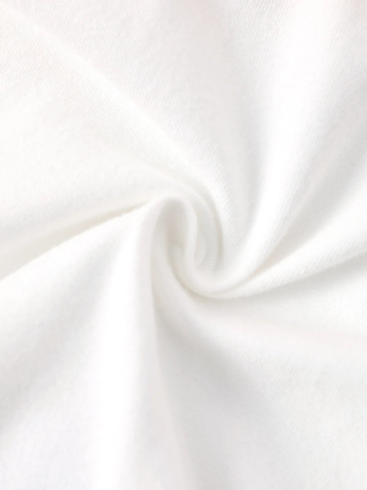 Dora Kleinkind Mädchen Strick- und Mesh-Spleißkleid mit Polka Dots  weiß