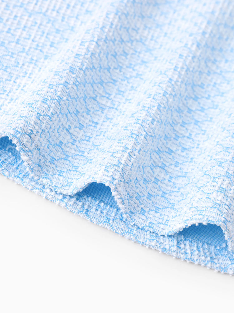 Disney Frozen Toddler/Kids Girl Elsa Embroidered Decorative Button Dress Light Blue