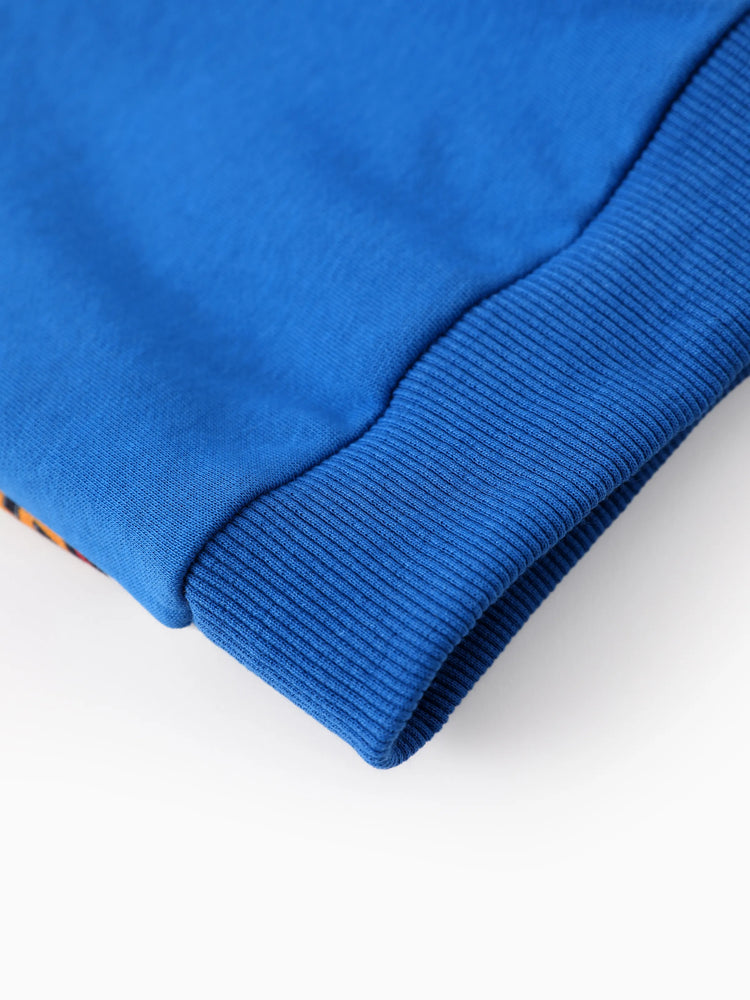 Cars Toddler Boy Lightning McQueen Ramirez Snap-button Knit Fabric Bomber Jacket Blue