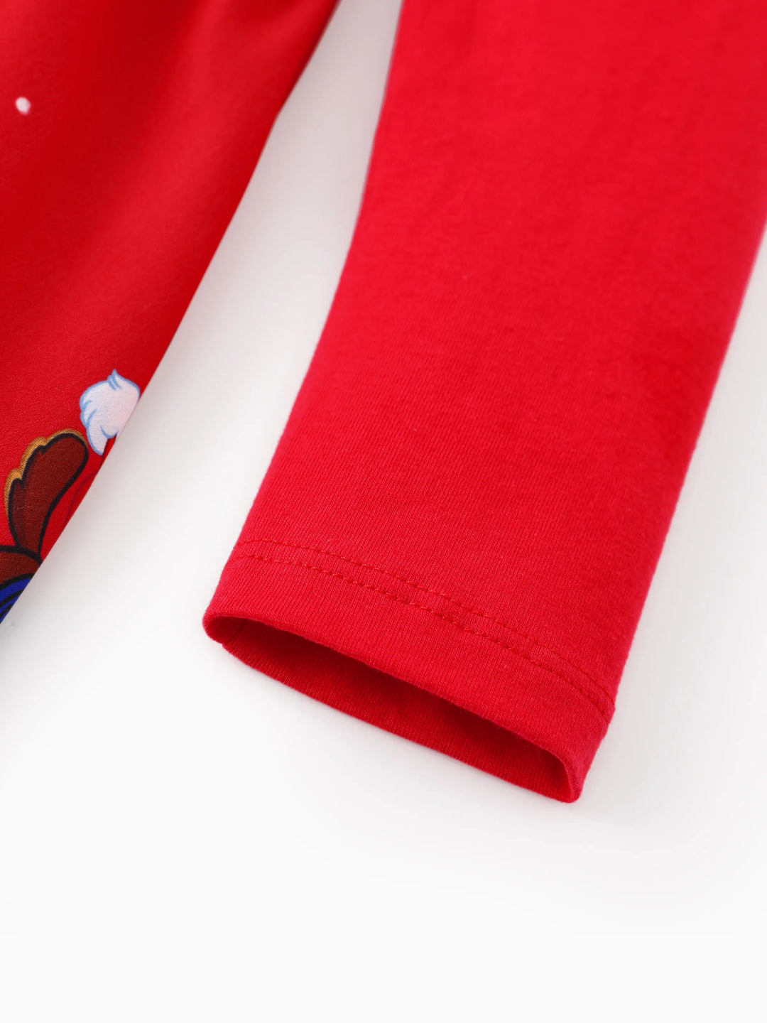 PAW Patrol Kleinkind Mädchen Verfolgungsjagd/Marshall/Rubble/Skye Weihnachten Flatterärmel Rüschen Langarmkleid  rot