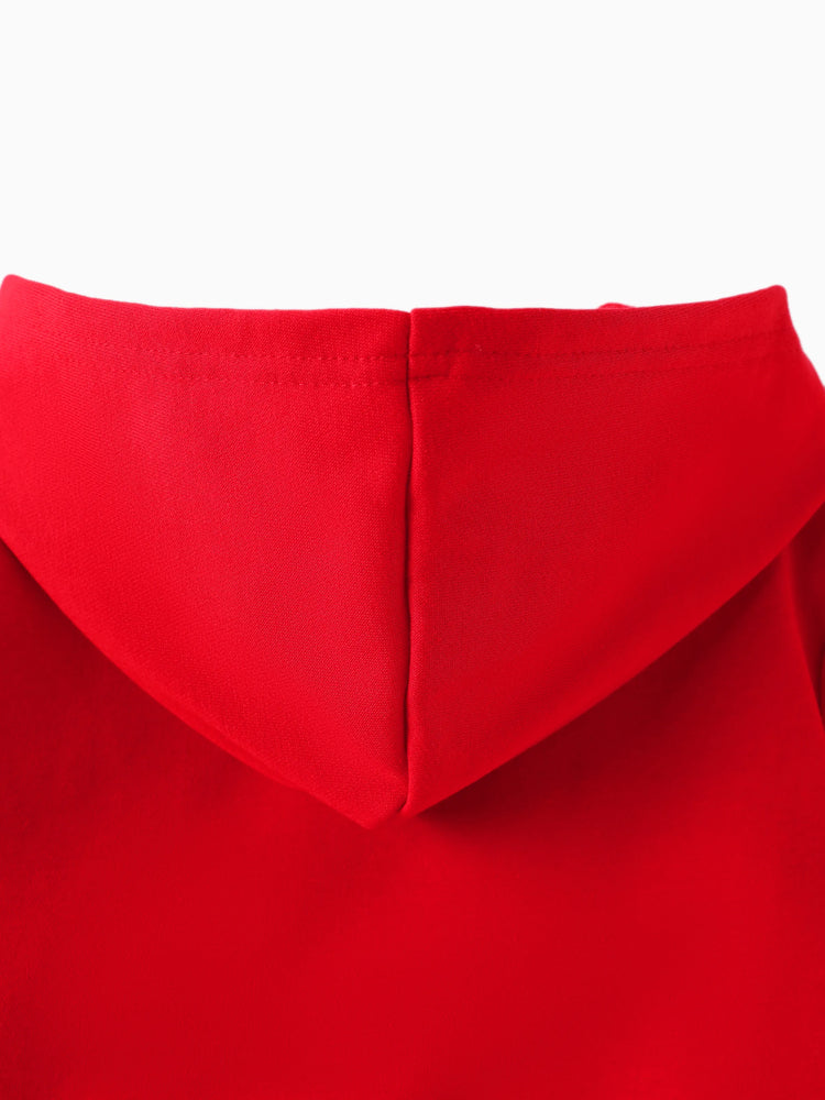 Hot Wheels Toddler/Kids Boy Kangaroo Pocket and Ribbed Cuffs Hoodie Red