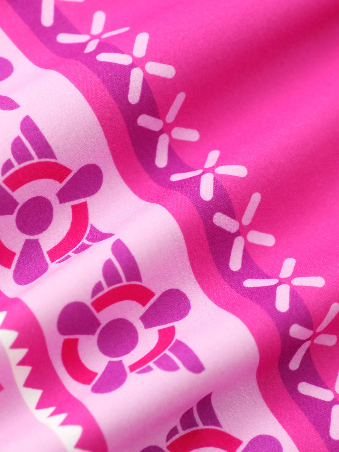 Sweat-shirt Pat' Patrouille pour petite fille, motif flocons de neige, rose fuchsia, Skye Fair Isle.