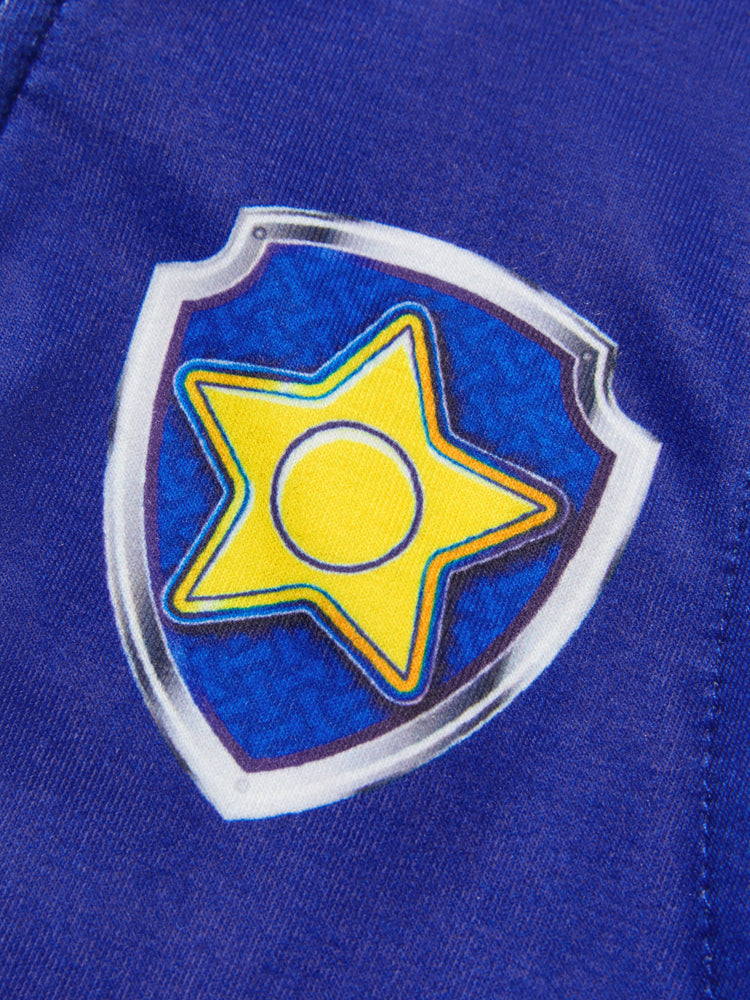 Gilet imprimé Chase pour tout-petit garçon de la Pat' Patrouille, 1 pièce, bleu foncé
