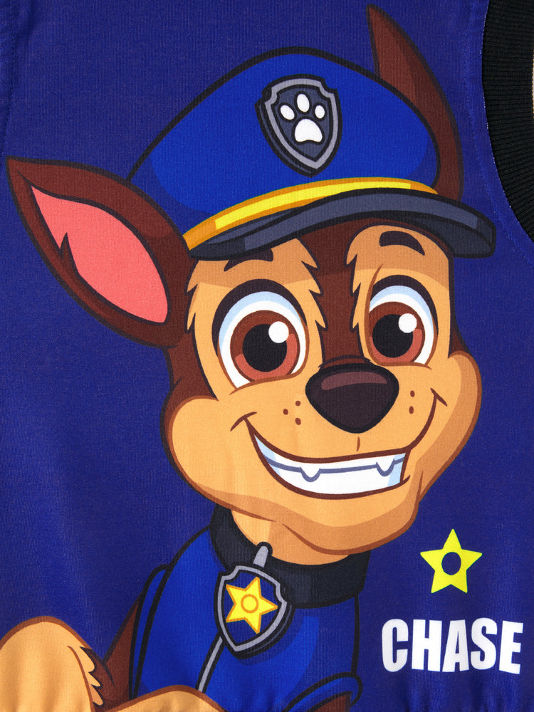 Gilet imprimé Chase pour tout-petit garçon de la Pat' Patrouille, 1 pièce, bleu foncé
