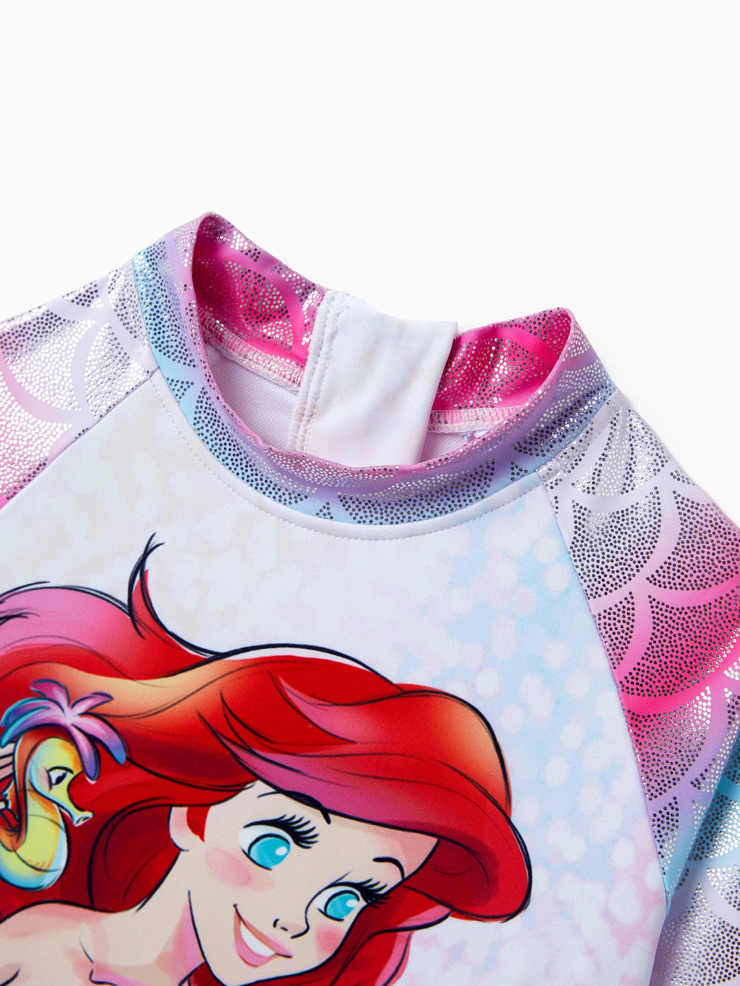 Disney Princess Toddler/Kid Girl Ariel Colorblock Swimsuit Pink