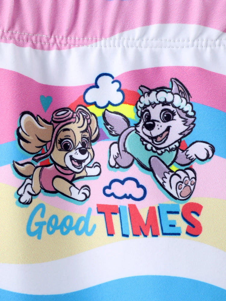 PAW Patrol Toddler Girl 2pcs Skye & Everest Cotton Top and Printed Leggings Set White