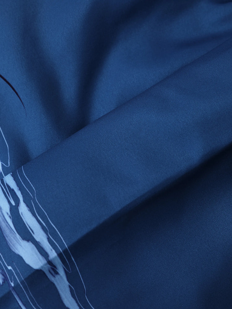 Disney Mickey and Friends Toddler/Kid Boy 2pcs Mickey Mouse Sea Life Print Tops and Trunks Swimsuit Set  Deep Blue