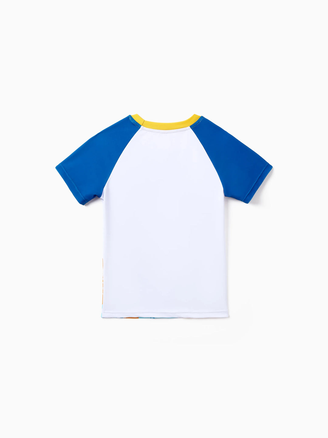 Traje de baño para niños pequeños PAW Patrol 2 piezas Chase/Rubble con protección UPF50+ y estampado de animales, parte superior y pantalones cortos azul profundo