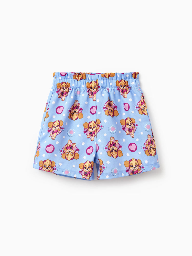 PAW Patrol Toddler Girl 2pcs Skye Cotton Top and Shorts Set  Pink