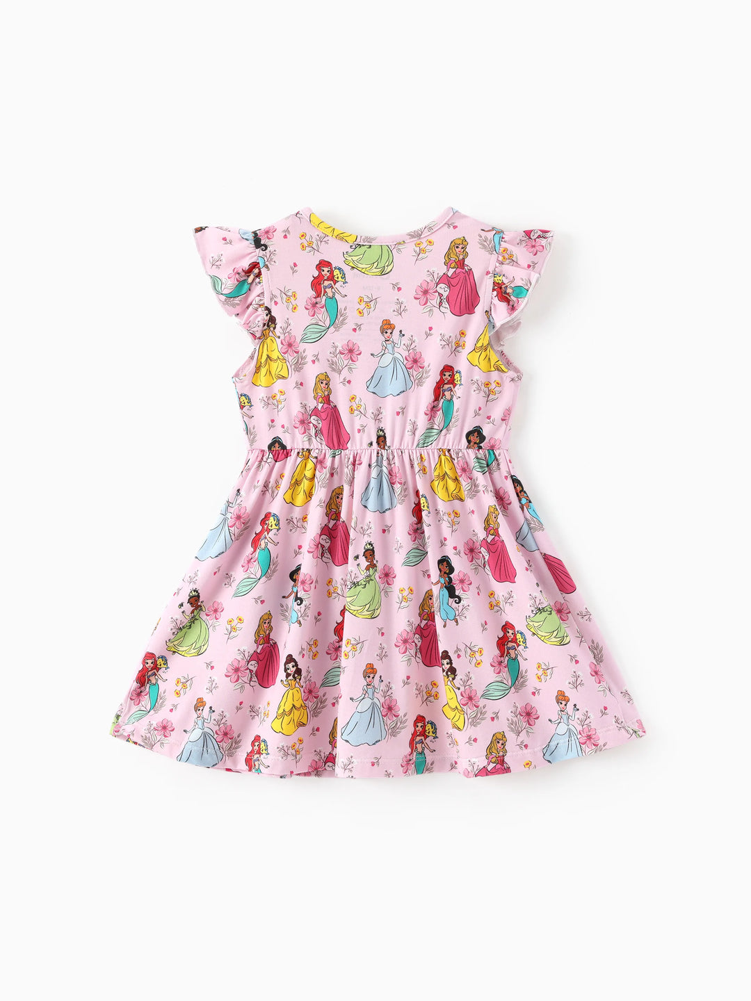 Disney Princess Baby Girl Bamboo 2-Pack Dress and Romper Set Hot Pink