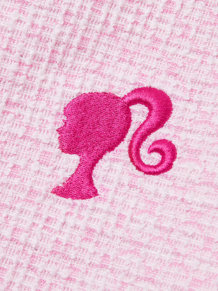 Barbie Toddler/Kid Girl 2pcs Sweet Secret Button Dress Set Light Pink