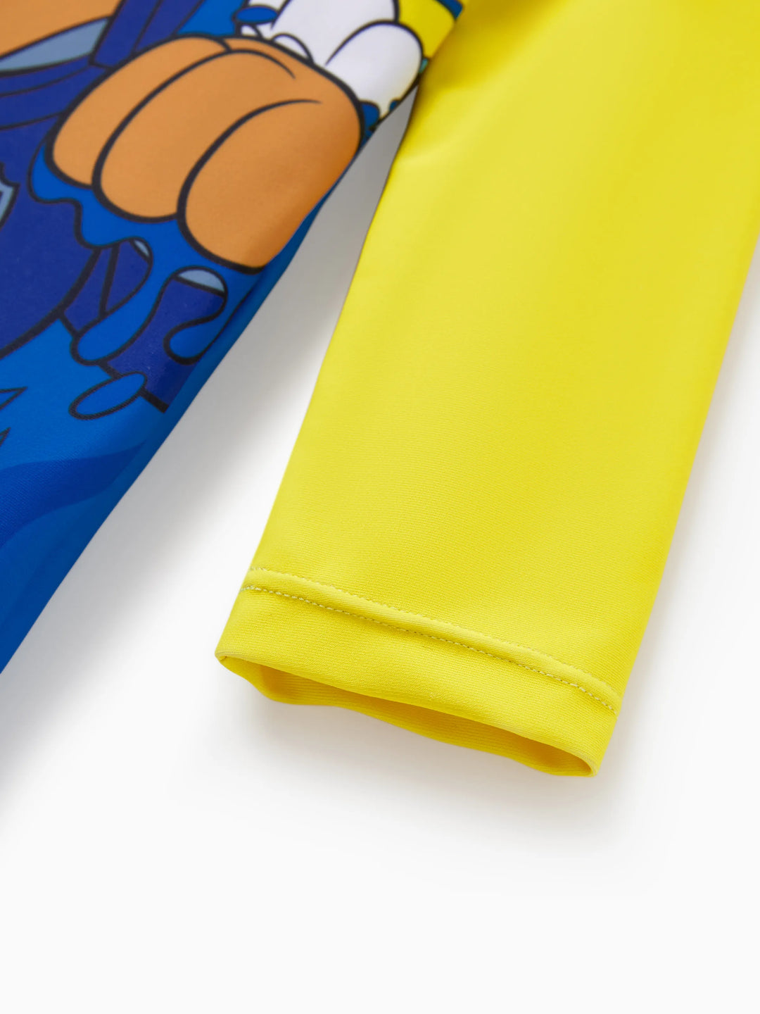 PAW Patrol Kleinkind-Jungen Badeanzug mit Chase/Rubble UPF50+ Sonnenschutz und Colorblock-Design in Blau.
