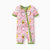 Bamboo Baby Boy /  Girl 2-Way Zip Onesies Anti Slip Childlike Food Pattern Bamboo Sleepwear (Snug-Fitting)
 Light Pink