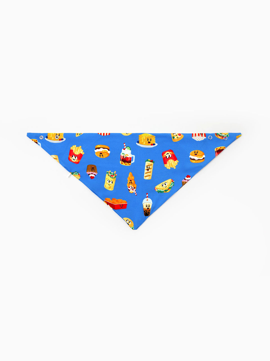 Pijamas de Bambú a Juego para la Familia Pijamas Suaves de Bambú para Hombres, Mujeres, Niños y Bebés, Pijama de Manga Corta con Estampado de Hamburguesa y Papas Fritas (Ajustado para Niños) Azul Real