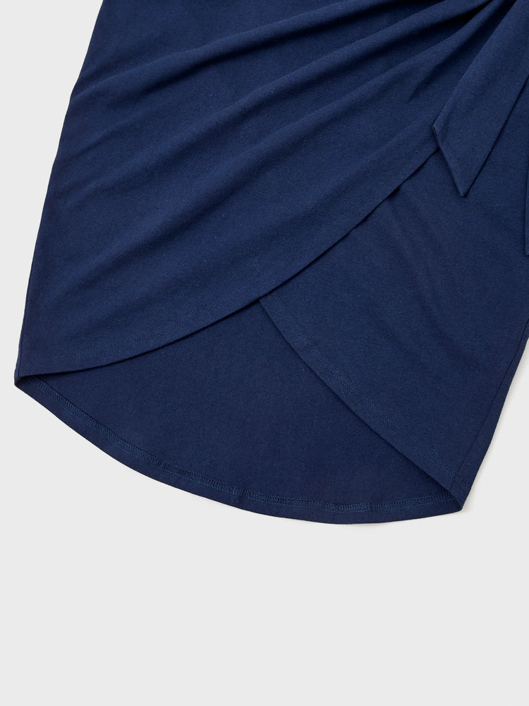 Mommy & me Cotton T-Shirt & Dress Set – Sunny Days Palm Print for Dad, Mom, Baby & Toddler, Perfect for Summer Vacations & Family Outings Tibetan blue