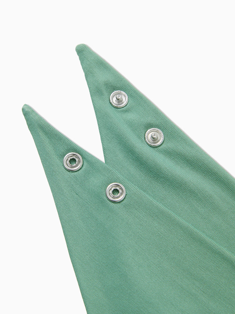 Family Matching Bamboo Pajamas Buttery Soft Bamboo Viscose PJs for Men Women Kids Toddler Baby, Solid Color Short Sleeve Shirt & Shorts Sleepwear Green