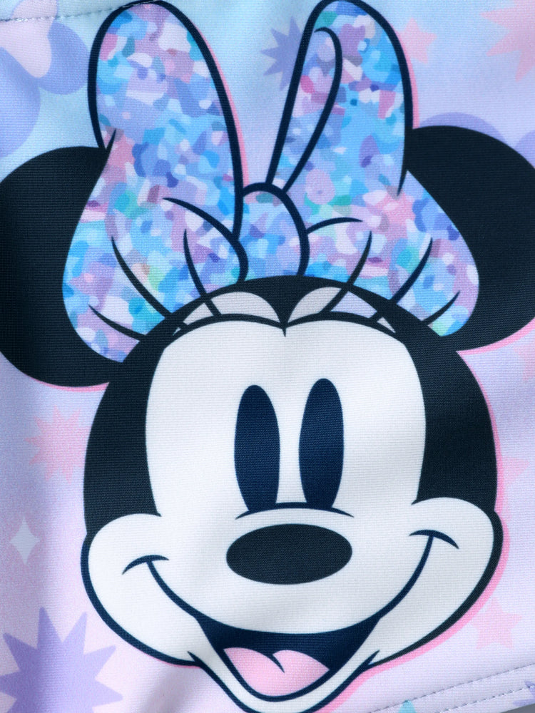 Disney Mickey and Friends Toddler/Kid Girl 1pc Minnie Mouse Polka Dots One-shoulder Strap  Swimsuit Multi-color