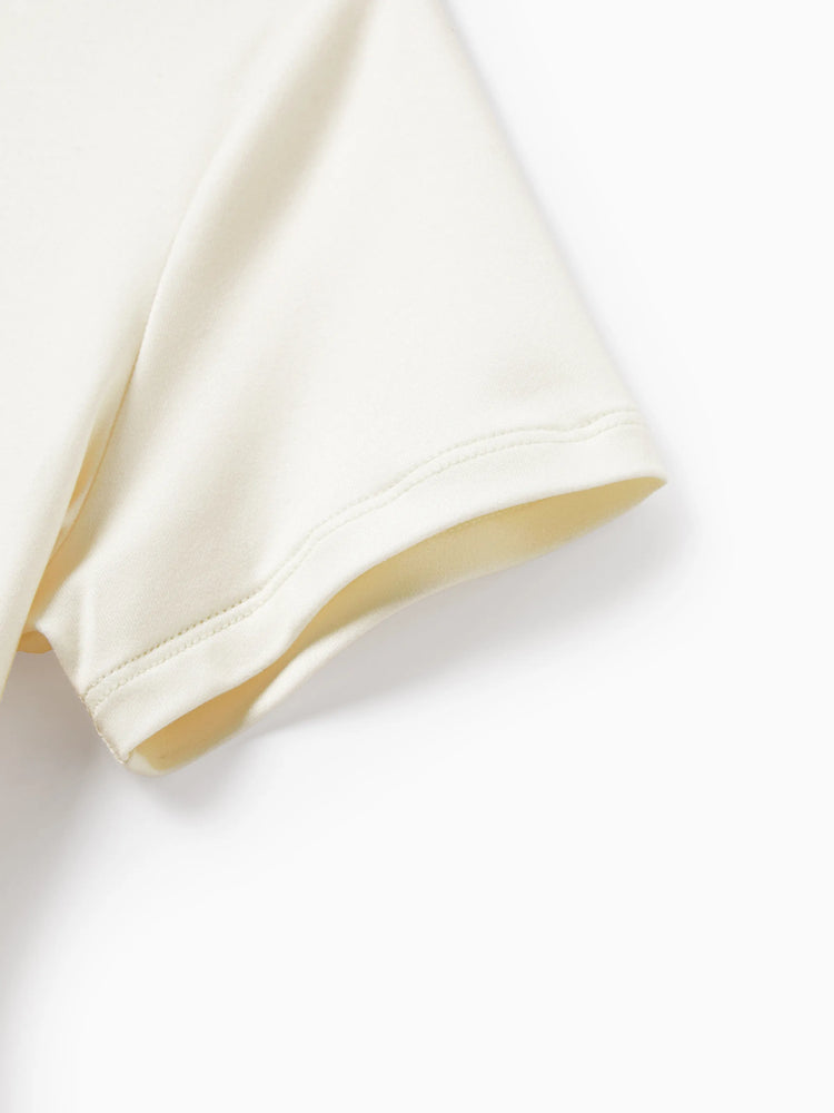 Family Matching Casual Outfit Floral Print T-shirt or Halter Dress Summer Set for Vacation  Apricot