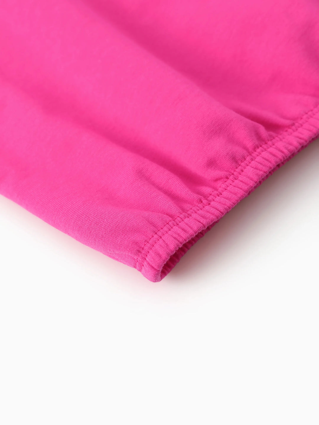 Barbie Mommy and Me 2-teiliges Fledermausärmel Crop-Top und Shorts Set Hot Pink