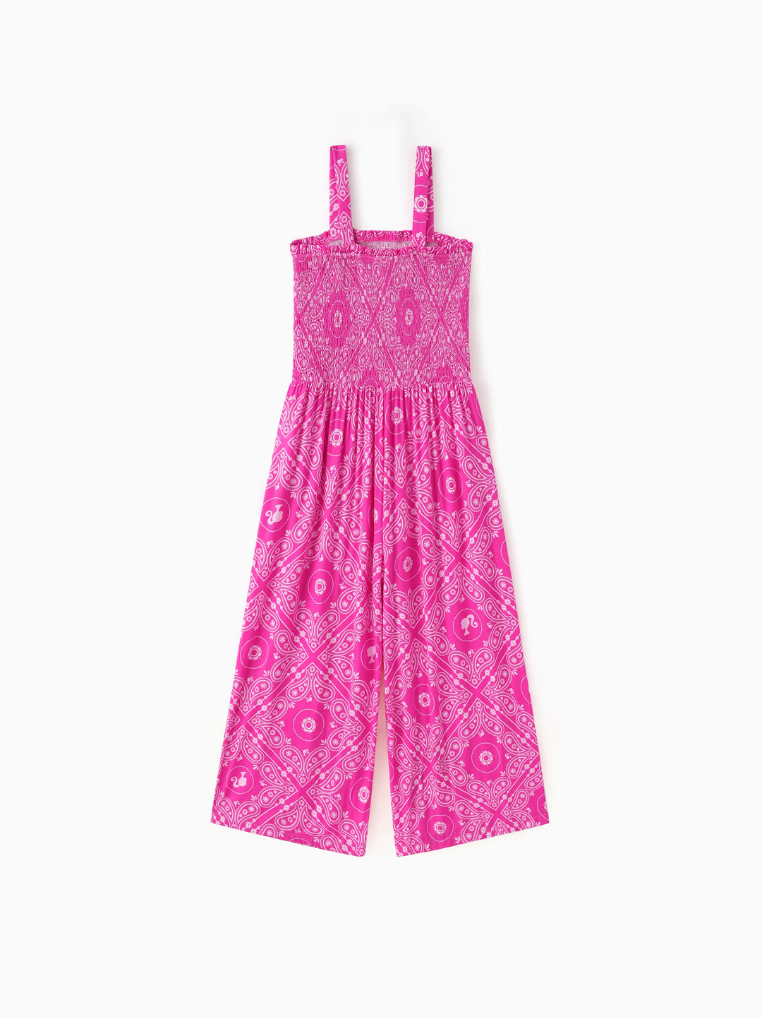 Barbie Mommy-and-Me Bambus-Allover-Print-Jumpsuit Hot Pink