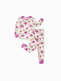Christmas / Halloween Pajama 2-piece Bamboo Pajamas Set With Childlike Print for Baby / Toddler( Snug-Fitting) Light Purple