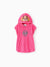 PAW Patrol Toddler/Kid Girl Skye Hooded Terry Cloth Swim Cover-up Hot Pink