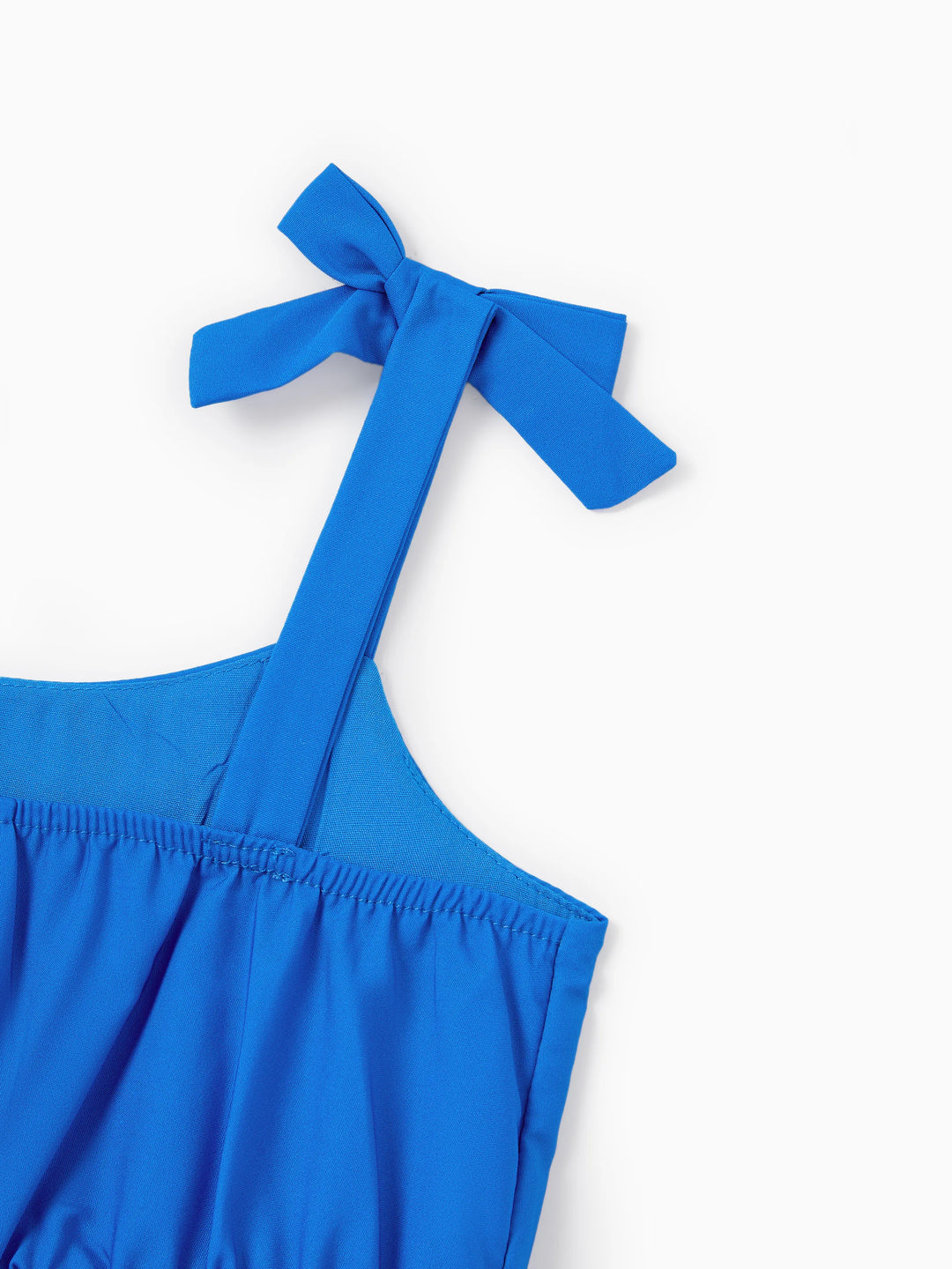 Ensemble de tenues pour tout-petits/filles Robe sans manches à fleurs ou T-shirt à manches courtes Bleu