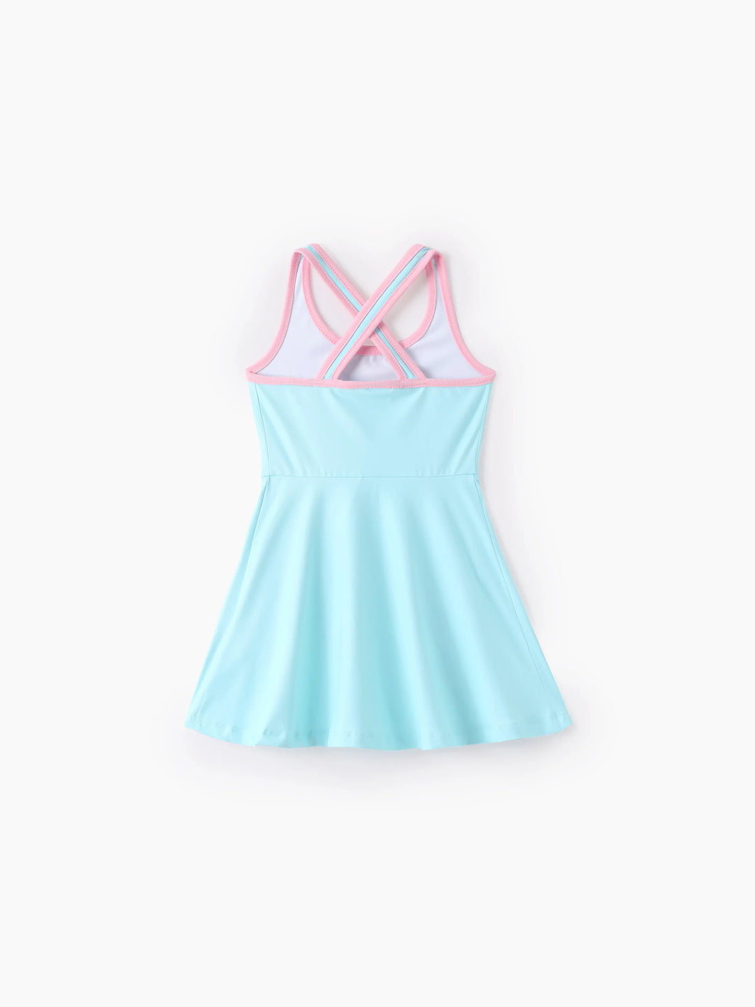 PAW Patrol Matching Family Floral Dress with Built-in Shorts & Pockets/ Cotton Top Turquoise