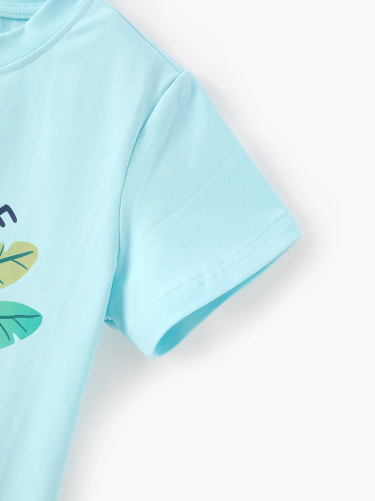 PAW Patrol Mommy & me Floral Dress with Built-in Shorts & Pockets/ Cotton Top Turquoise