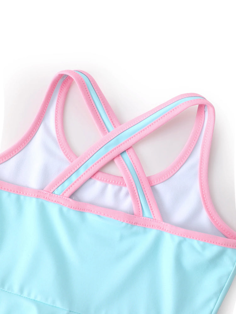 PAW Patrol Matching Family Floral Dress/ Cotton Top Turquoise