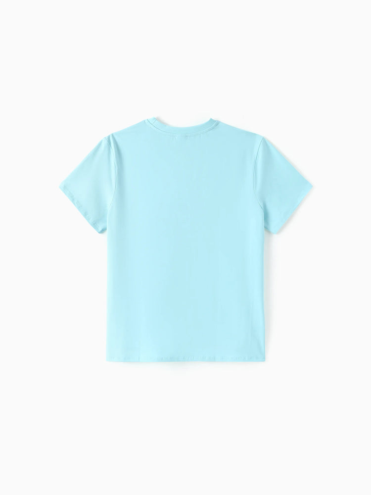 PAW Patrol Matching Family Floral Dress/ Cotton Top Turquoise