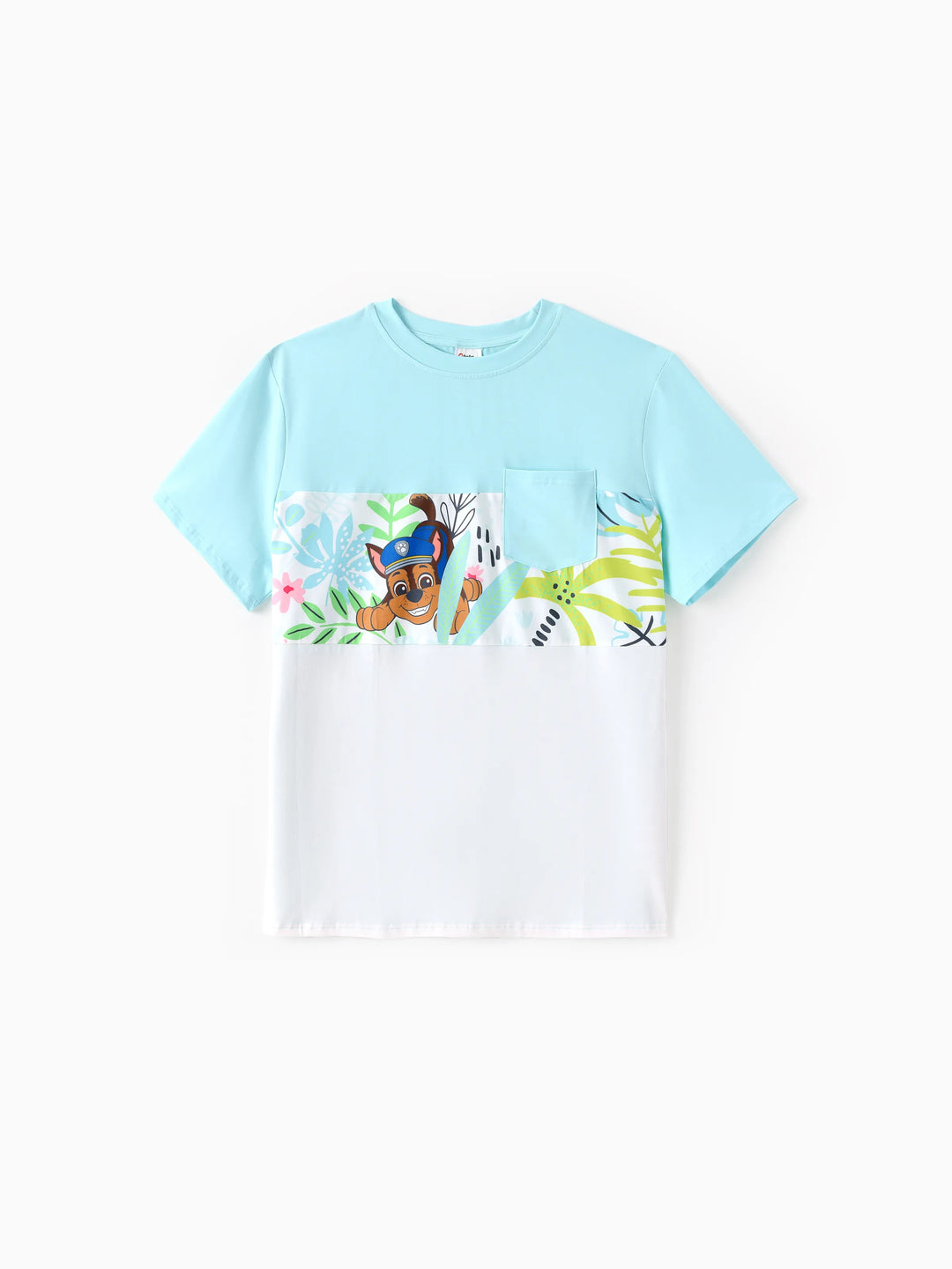 PAW Patrol Daddy & Son Floral Dress/ Cotton Top Turquoise