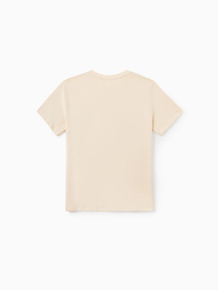 Daddy & Son Outfits Set Colorblock Sleeveless Strappy Dress or Short-sleeve T-shirt Multi-color