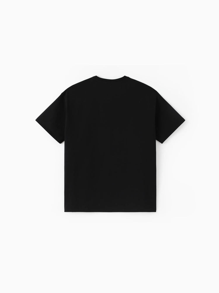 Star Wars Family Matching Grogu Cotton Character Print T-shirts Black