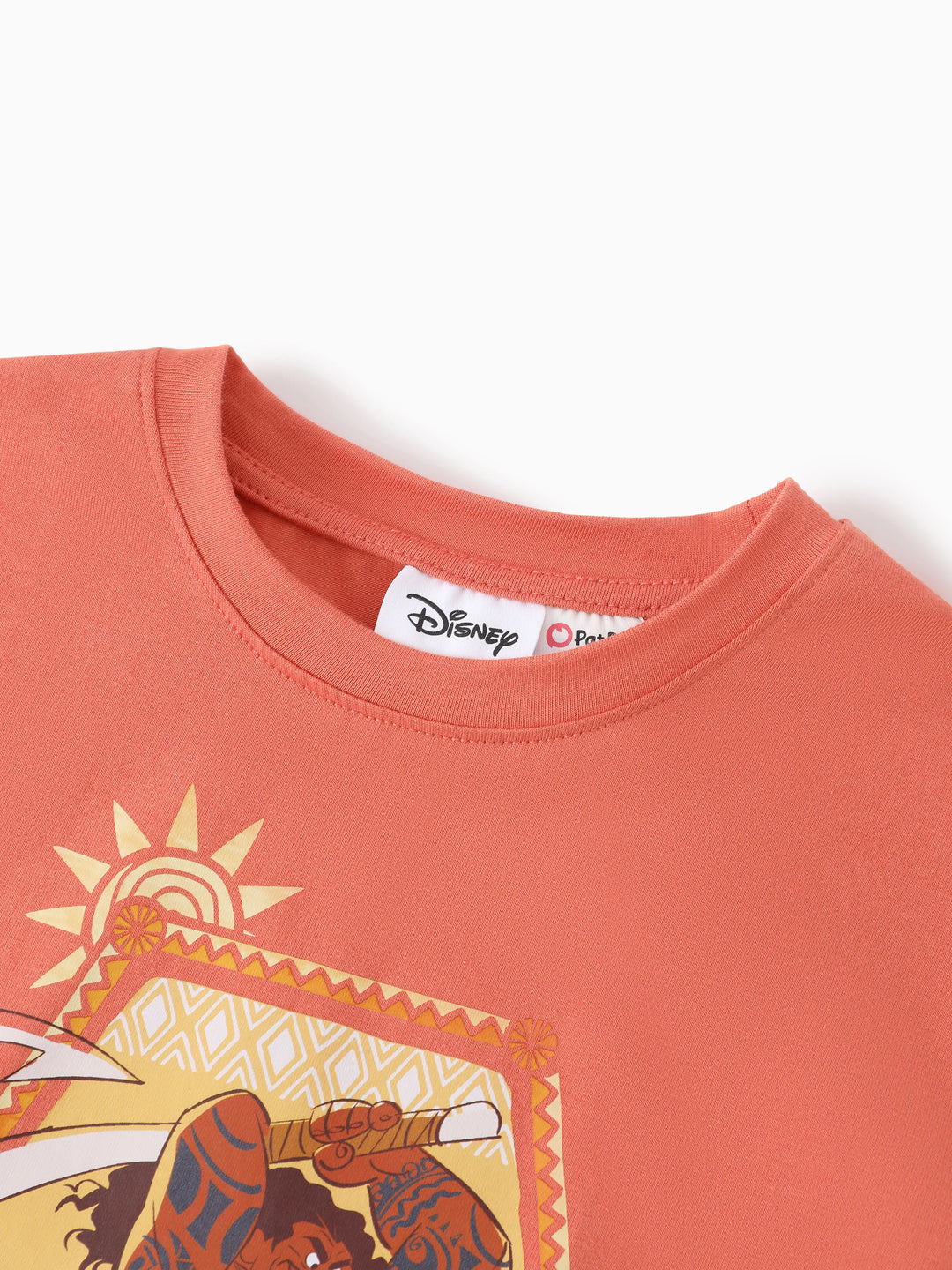 Disney Princess Daddy & Son Moana Sporty Dress/ Cotton Top Orange
