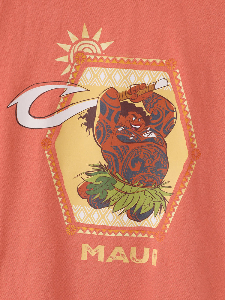 Disney Princess Matching Family Moana Sporty Dress/ Cotton Top Orange