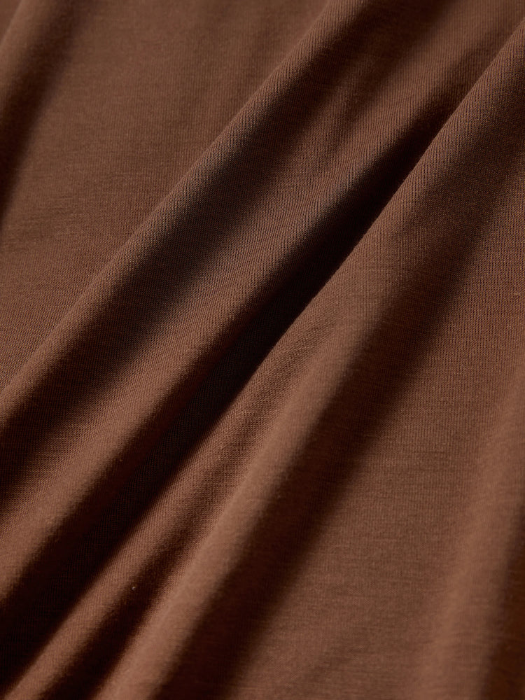 Bamboo Baby Boy/Girl 2-Pack Natural Animal or Plant Long Sleeve Romper 2-Way Zip Anti Slip Footie Brown