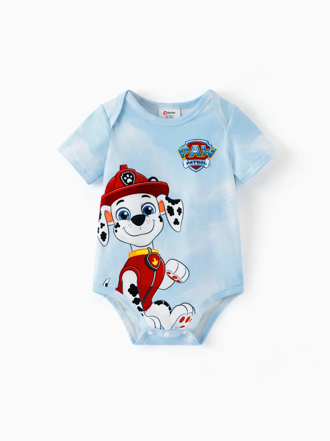 T-shirt décontracté tie-dye Papa & Fille PAW Patrol multicolore