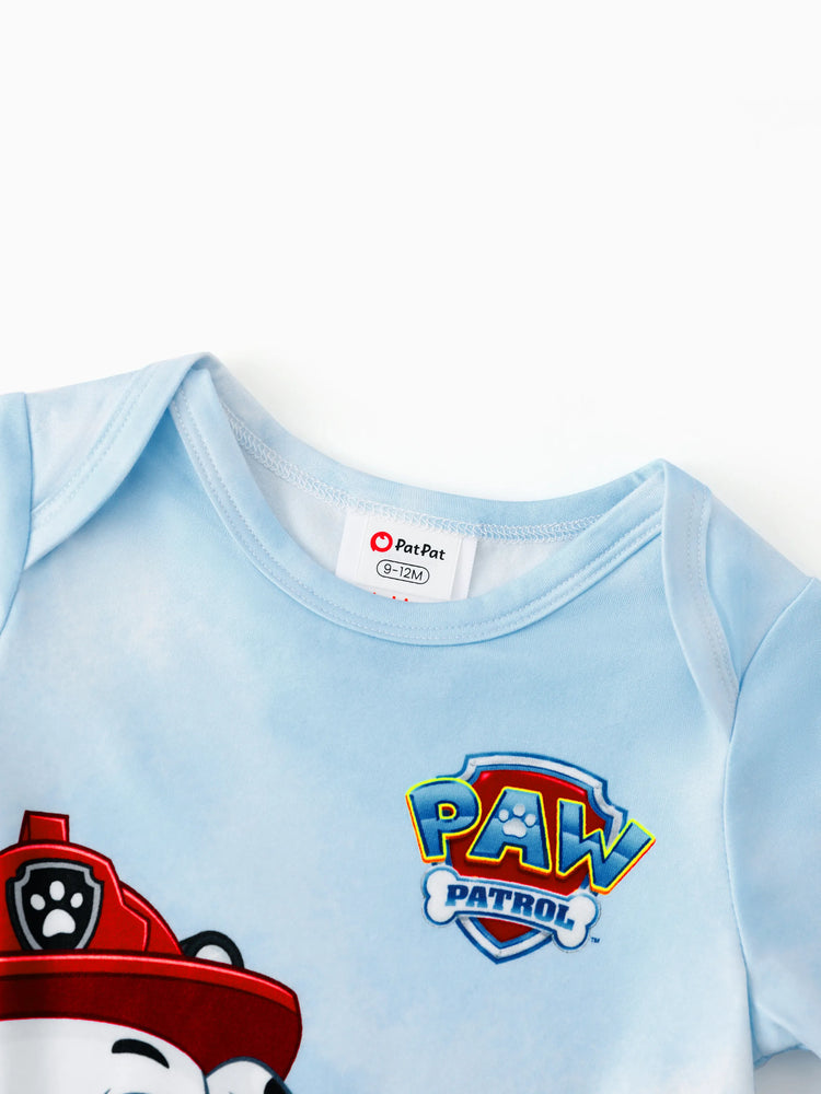 PAW Patrol Mommy & me Casual Tie-dye Printed Tee Multi-color