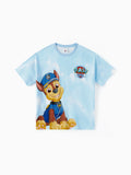 PAW Patrol Daddy & Son Casual Tie-dye Printed Tee Multi-color