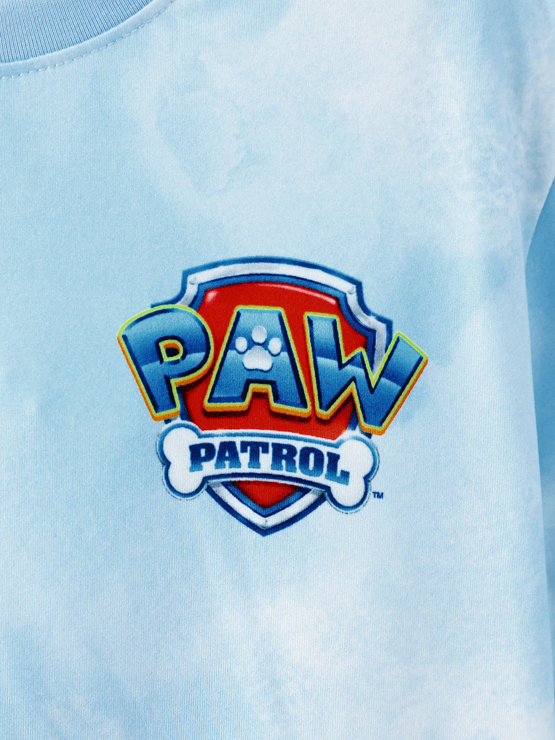 T-shirt décontracté tie-dye Papa & Fille PAW Patrol multicolore