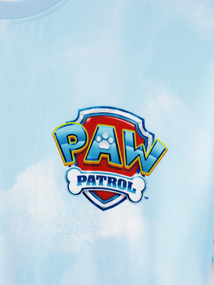 PAW Patrol Matching Family Casual Tie-dye Printed Tee Multi-color